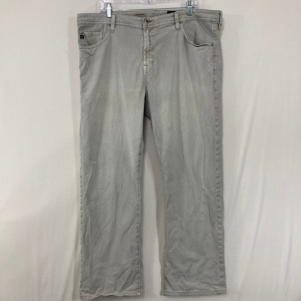 AG Adriano Goldschmied Mens The Protege 40x30 Grey Straight Leg Pants